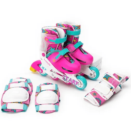 KIT MOCHILA STARK LOVELY ROLLERS TALLE L