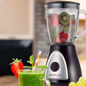 LICUADORA SMARTLIFE 1.5L 400W NEGRO BL1008BPN