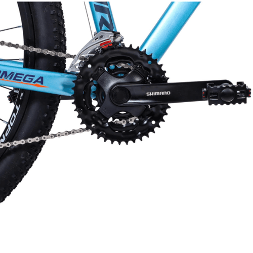 MTB R29 TOPMEGA THOR 24V CUADRO ALUMINIO CEL/AZUL/NAR TALLE M-18