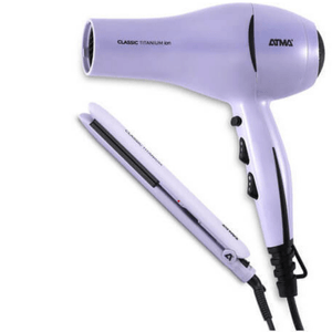 COMBO ATMA SECADOR Y PLANCHITA DE PELO MISTY LILAC CK4020P
