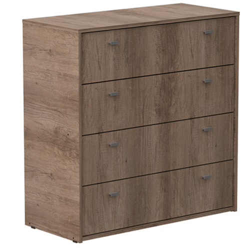 COMODA E-MOSCONI 4 CAJONES NATURE TONO NEBRASKA/GRIS 80798