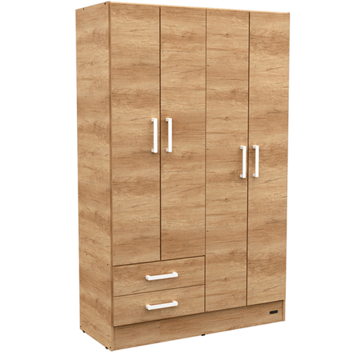 PLACARD E-MOSCONI 4 PUERTAS TONO NEBRASKA/NATURAL  113x181x46cm 55612
