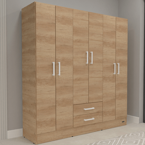 PLACARD E-MOSCONI 6 PUERTAS TONO NEBRASKA/NATURAL 169x181x46 55615
