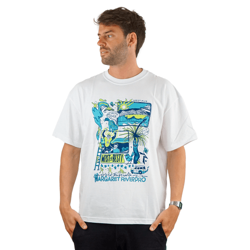 REMERA RUSTY MARGARET RIVER 25 TEE HOMBRE