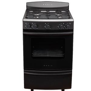 COCINA ORBIS 55CM GRAFITO ACERO INOX. MULTIGAS 938GP4