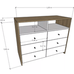 CHIFONIER-TABLES-6470-COE-6-CAJ.---1M-4