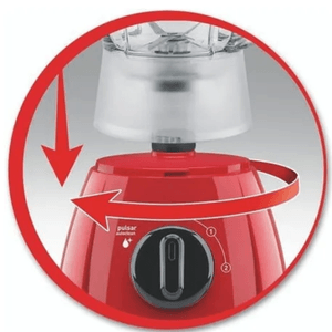 LICUADORA MOULINEX 500w OPTIMIX PLUS ROJA LM270558