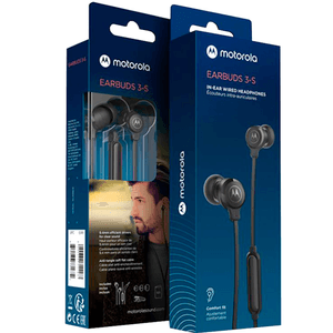 Auriculares Motorola In Ear Earbuds 3-S Negro