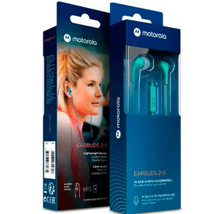AURICULAR MOTOROLA IN EAR MOTO BUDS 2-S TURQUESA