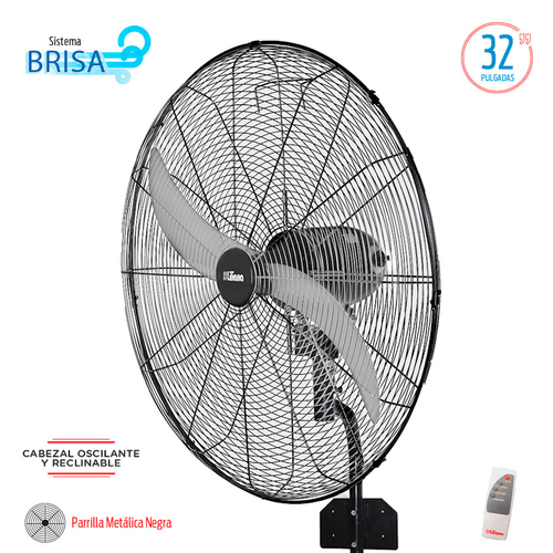 VENTILADOR LILIANA DE PARED 32" CON CONTROL REMOTO VWIT32