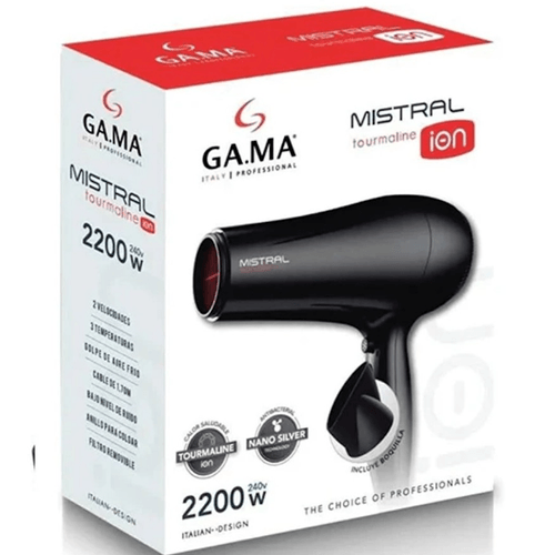 SECADOR DE PELO GAMA 2200W MISTRAL TOURMALINE