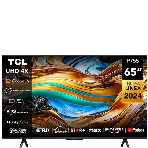 SMART TV TCL 65" 4K UHD GOOGLE TV L65P755