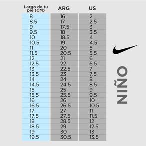 talles-Niños-Nike