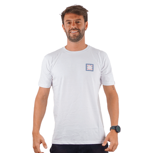 REMERA DRILLS BROKEN MIRROR BLANCO HOMBRE