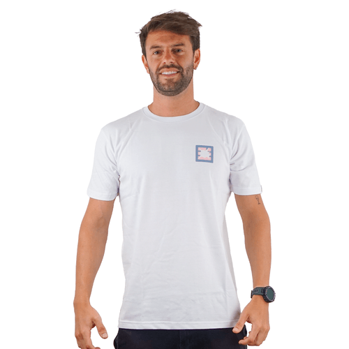 REMERA DRILLS BROKEN MIRROR BLANCO HOMBRE