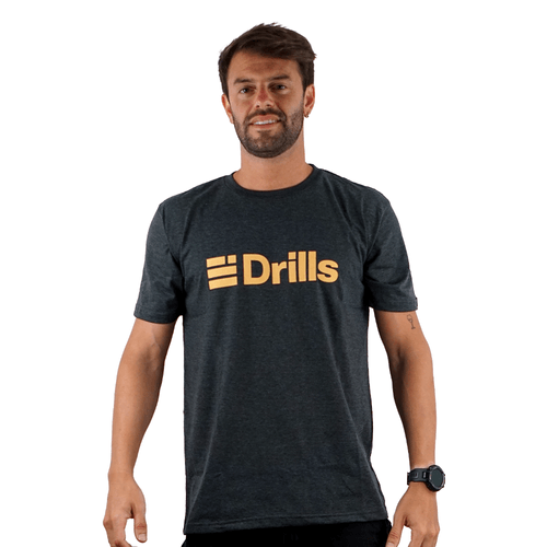 REMERA DRILLS D2613 GRIS HOMBRE