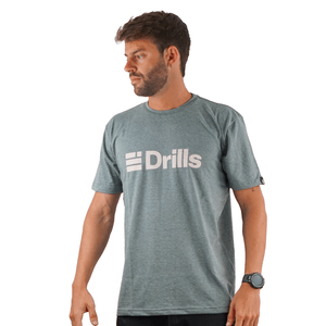 REMERA DRILLS D2613 VERDE HOMBRE