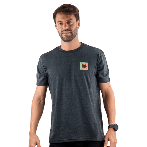 REMERA DRILLS BROKEN MIRROR GRIS HOMBRE