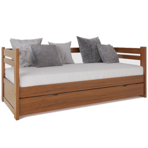 DIVAN CAMA PACIFICO+CARRO TONO CASTAÑO 207