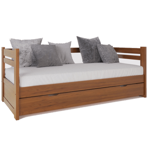 DIVAN CAMA PACIFICO+CARRO TONO CASTAÑO 207
