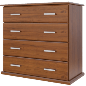 COMODA INMACOL 4 CAJONES CORPUS TONO CASTAÑO 133