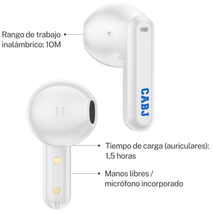 AURICULAR X-VIEW IN EAR XPODS BOCA BLANCO