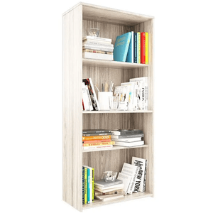 BIBLIOTECA ABIERTA 1.35m TONO ABEDUL 1432