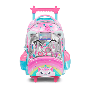 MOCHILA FOOTY CARRO 18 LUZ LED MAKE UP
