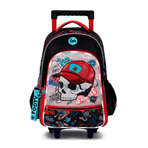 MOCHILA FOOTY CARRO 18 LUZ SKULL
