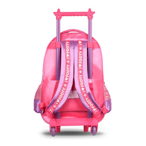 MOCHILA FOOTY CARRO 18 LUZ LED RAINBOW POP IT