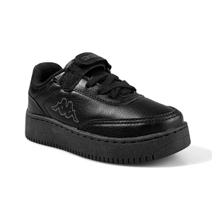 ZAPATILLAS KAPPA K LOGO LINATE VELCRO NEGRO NIÑO