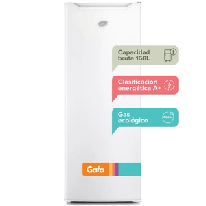 FREEZER GAFA 168L VERTICAL BLANCO GFUY16P5HVW