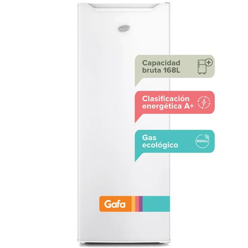 FREEZER GAFA 168L VERTICAL BLANCO GFUY16P5HVW