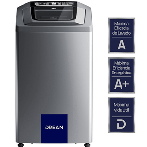 LAVARROPAS SUPERIOR DREAN 6.5KG 800RPM GRIS CONCEPT NEO FUZZY