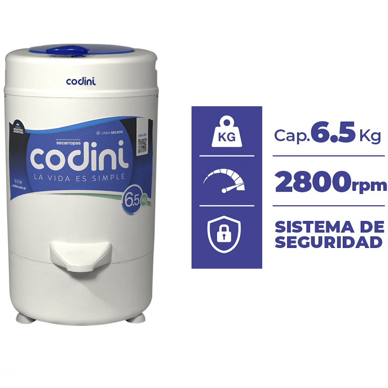 Codini COMBO CODINI LAVARROPAS SILENT4051 + SECARROPAS AD65