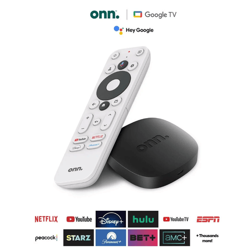 REPRODUCTOR ONN GOOGLE TV 4K STREAMING