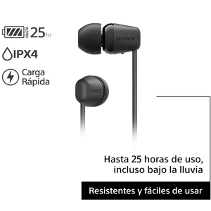 AURICULAR SONY IN EAR NEGRO WI-C100/BZ UC