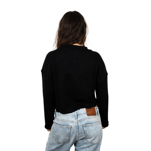 BUZO RUSTY WORLDWIDE LS NEGRO MUJER