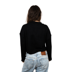 BUZO RUSTY WORLDWIDE LS NEGRO MUJER