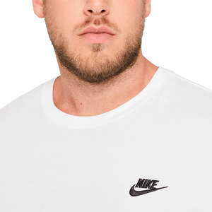 REMERA NIKE  NSW CLUB TEE BLANCO HOMBRE