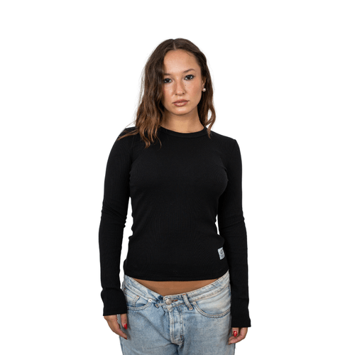 REMERA RUSTY  ESSENTIALS RIBBED LS TEE LD M/L DAMA