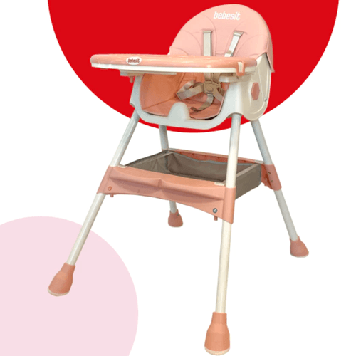 SILLA DE COMER BEBESIT 3 EN 1 ROSA 6651
