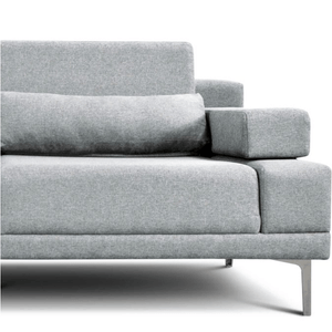 SILLON PATRIA VERONA 2 CUERPOS 190X90X85 TELA SUNNY PERLA