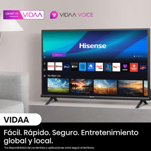 SMART TV HISENSE 32" HD 32A42K