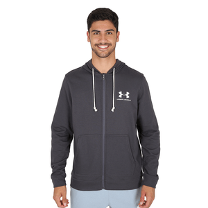 BUZO UNDER ARMOUR SPORTSTYLE TERRY FZ GRIS HOMBRE