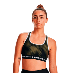 TOP UNDER ARMOUR CROSSBACK MID PRINT