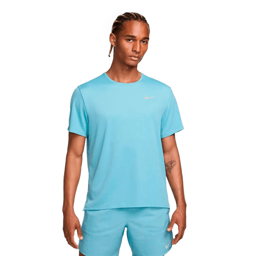 REMERA NIKE DF UV MILER SS CELESTE HOMBRE