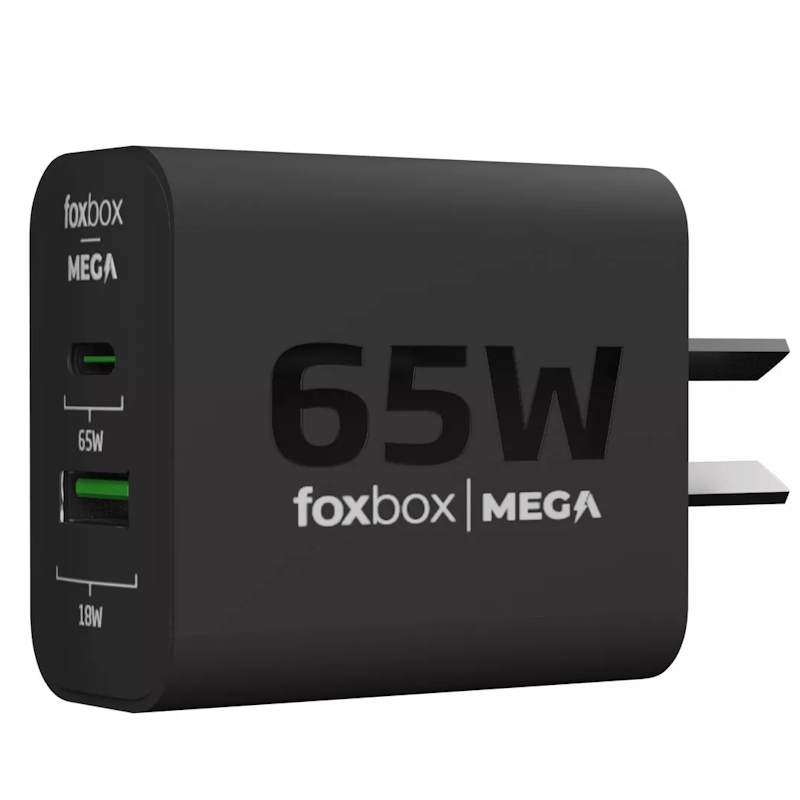 CARGADOR FOXBOX GAN PARED MEGA 65W NEGRO 1.png