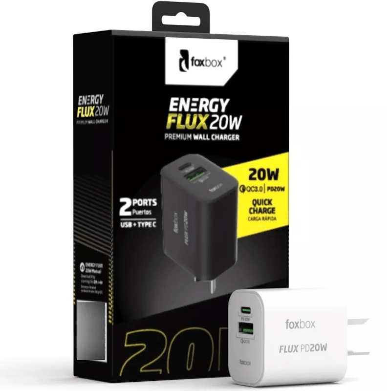 Cargador De Pared Foxbox Flux 20w Pd negro 4.png