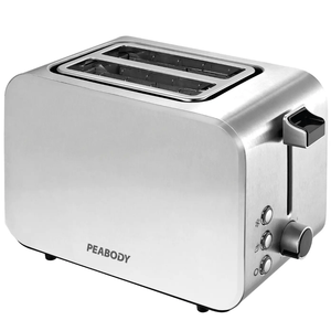 TOSTADORA PEABODY 850W ACERO INOX PE-T8127 2